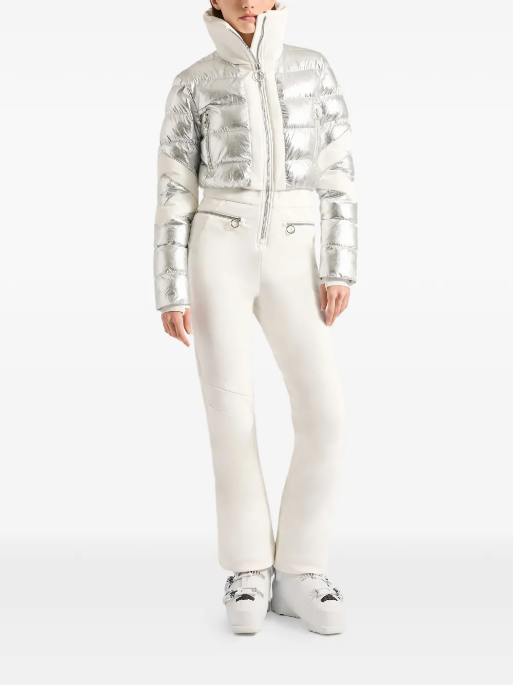 Fusalp Clarisse quilted ski jumpsuit - Grijs