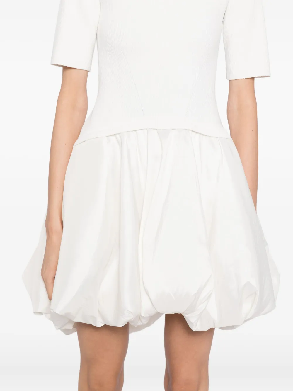 Simkhai Kenny Combo Mini Dress In White