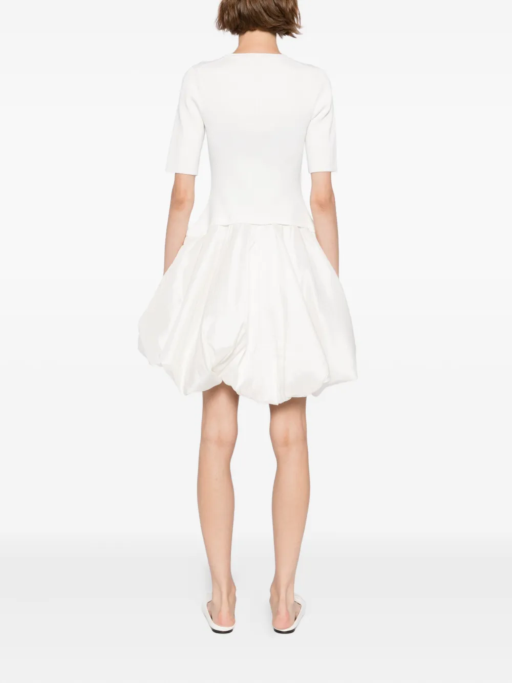 Simkhai Kenny Combo Mini Dress In White