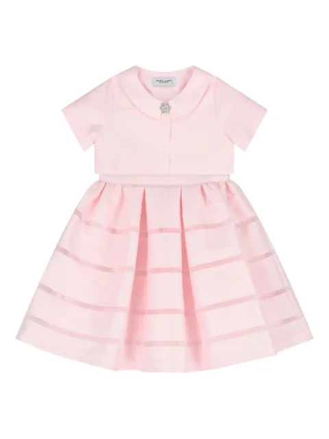 MAMA LUMA KIDS Gestreiftes Twill-Kleid (2er-Set)