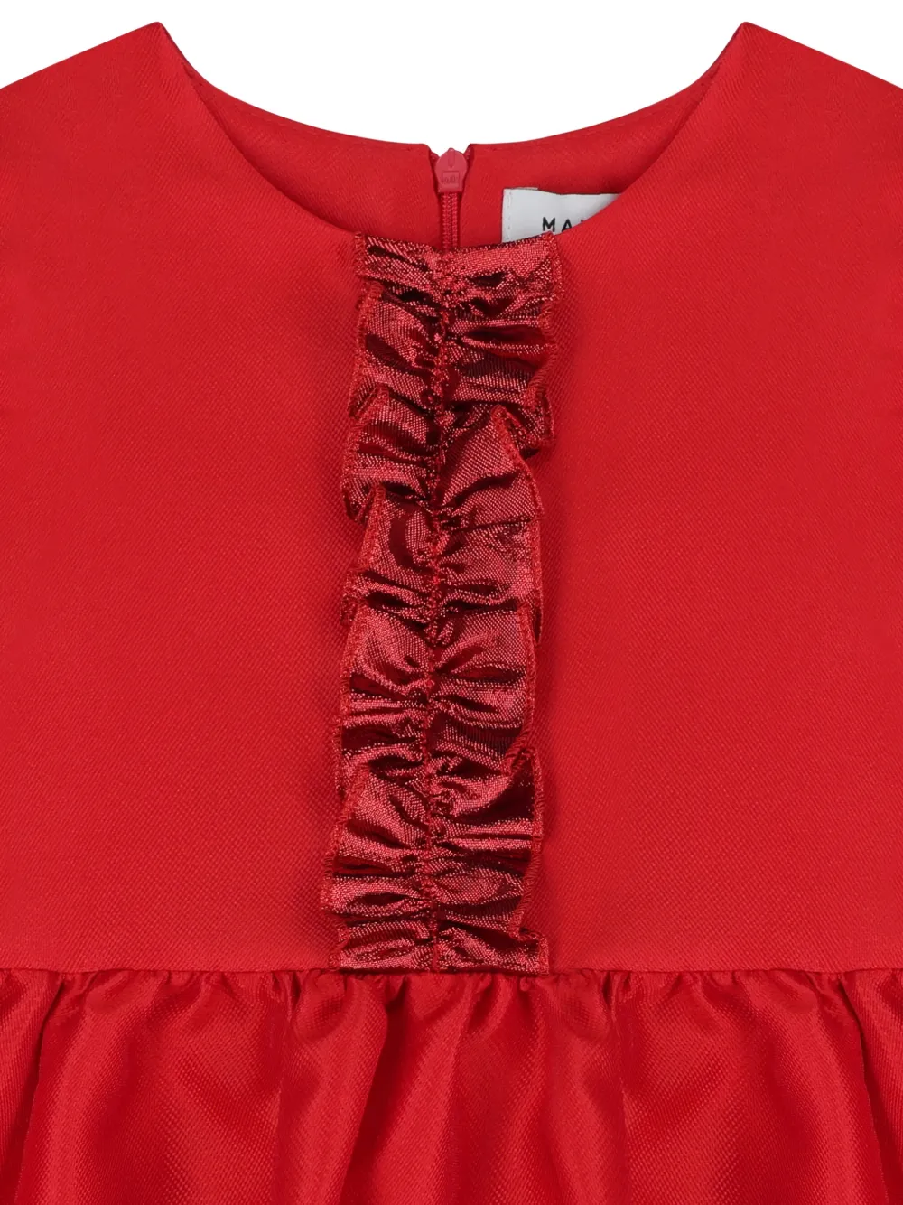 MAMA LUMA KIDS Jurk met ruches Rood