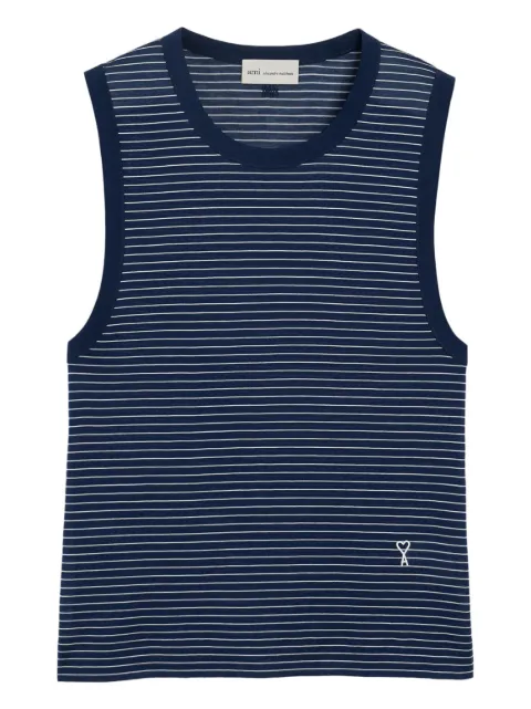 AMI Paris striped tank top