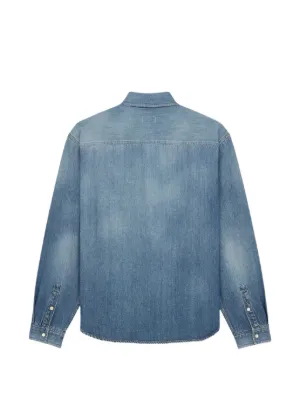 Saint Laurent Cassandre デニムシャツ | ブルー | FARFETCH JP