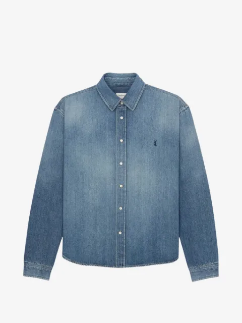 Saint Laurent Cassandre logo shirt