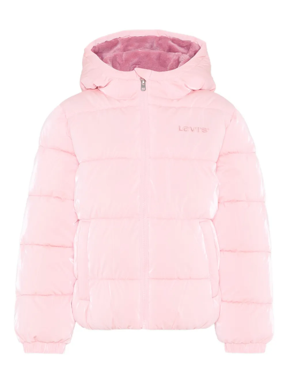 Levi's Kids padded hooded jacket - Rosa