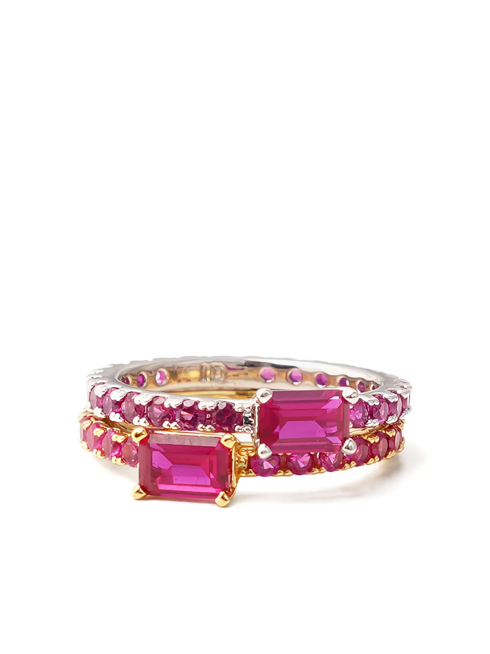 Izabel Display slim square-stone ring | Image 2