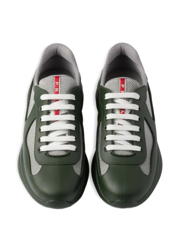 Prada triangle-logo open-back Swimsuit | Black | FARFETCH