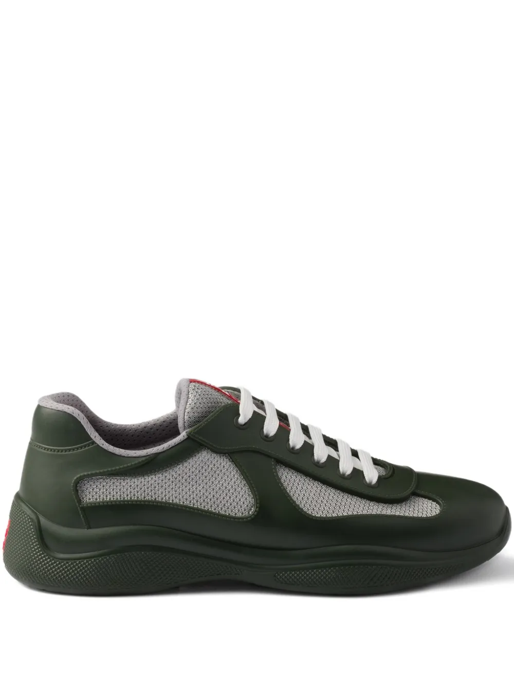 Prada America's Cup soft fabric sneakers - Green