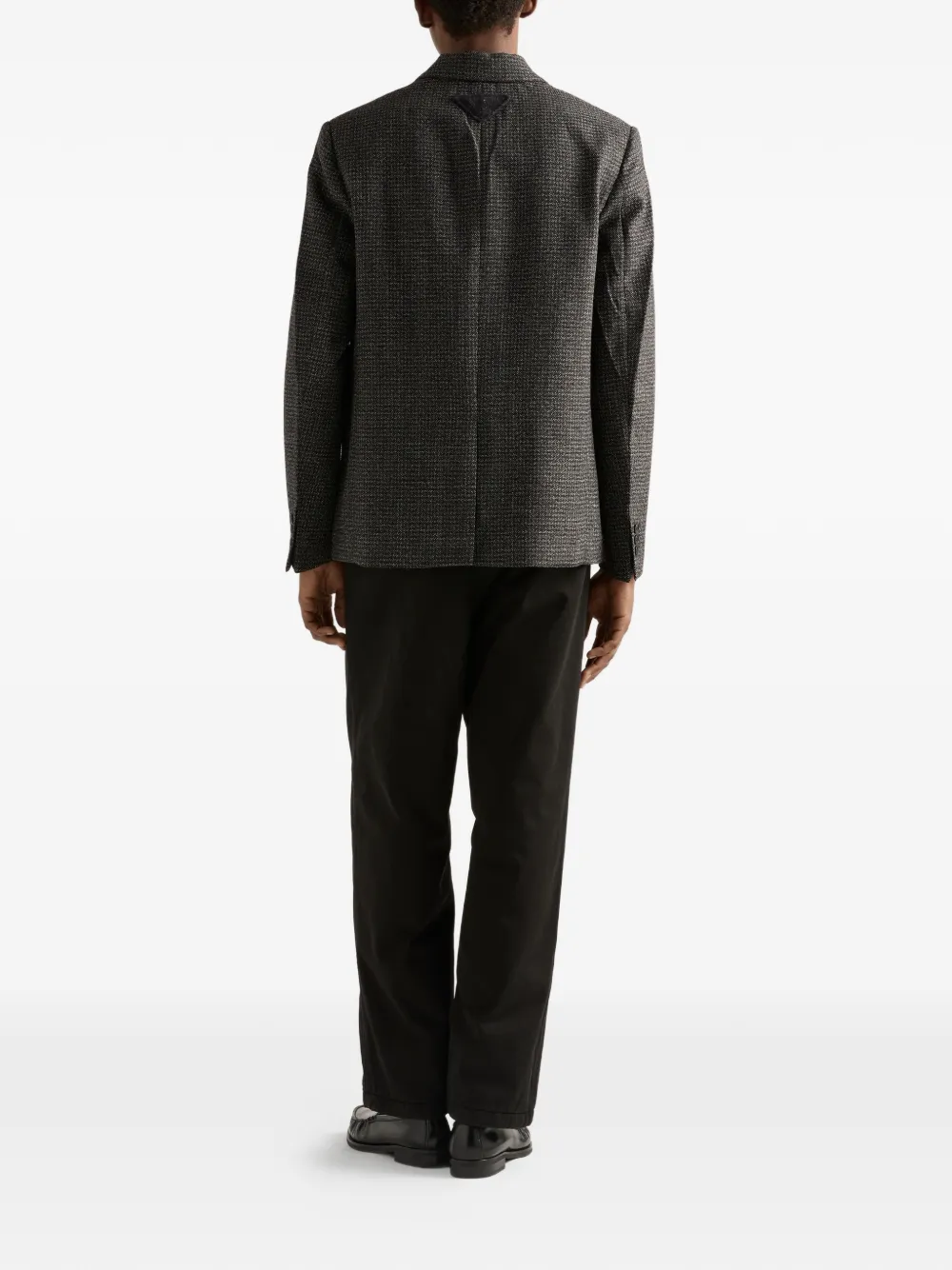  Prada Single-breasted Wool Jacket - Grey 