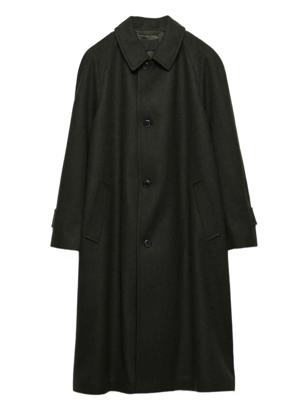 Prada raglan sleeve wool coat | Green | Image 1