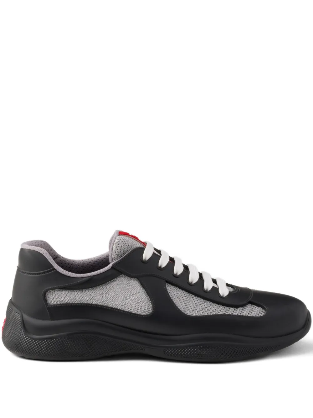 Prada America's Cup logo badge sneakers | Black | Image 1