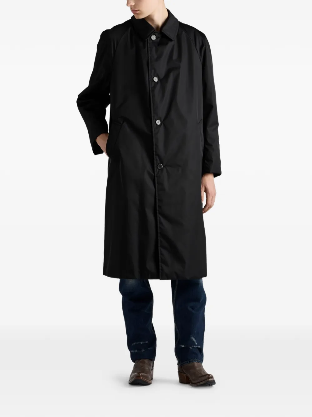 Prada ラグランスリーブ コート | トレンチコート | Image 2