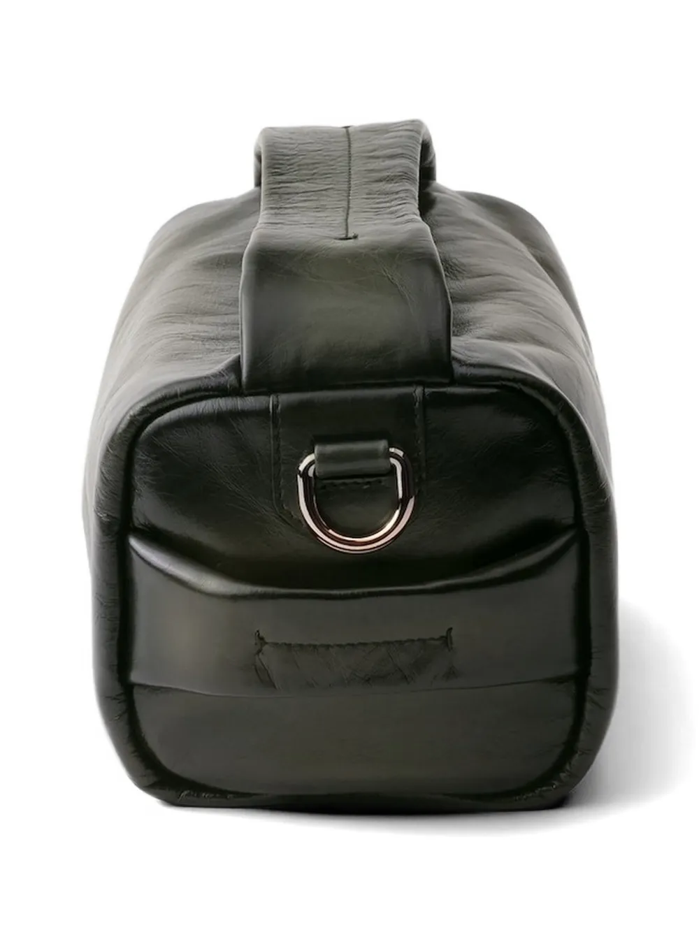Prada Leren schoudertas met antiek detail Groen