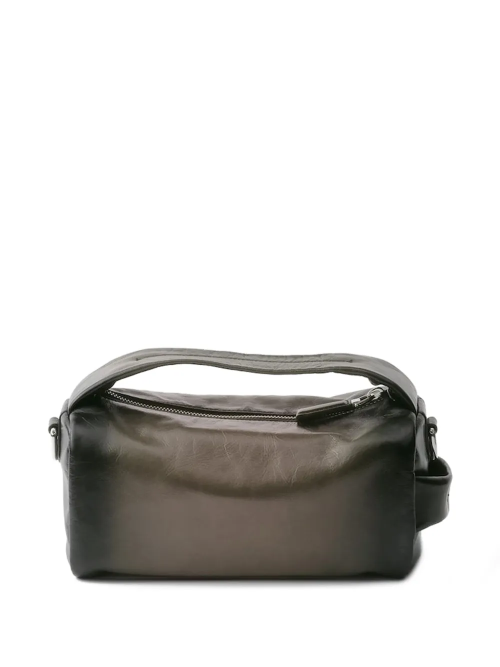 Prada Leren schoudertas met antiek detail Groen