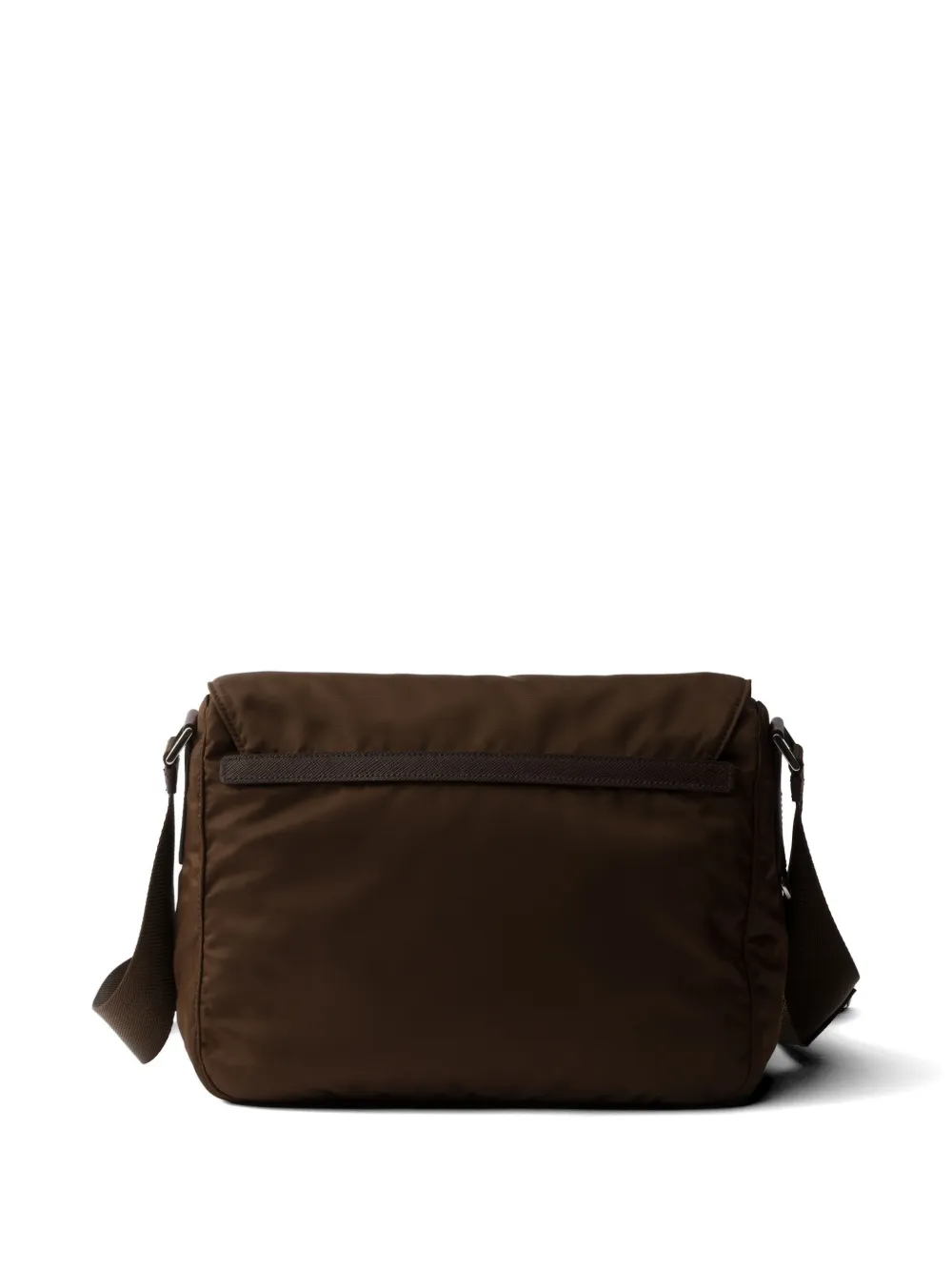 Prada Crossbodytas met logodetail Bruin
