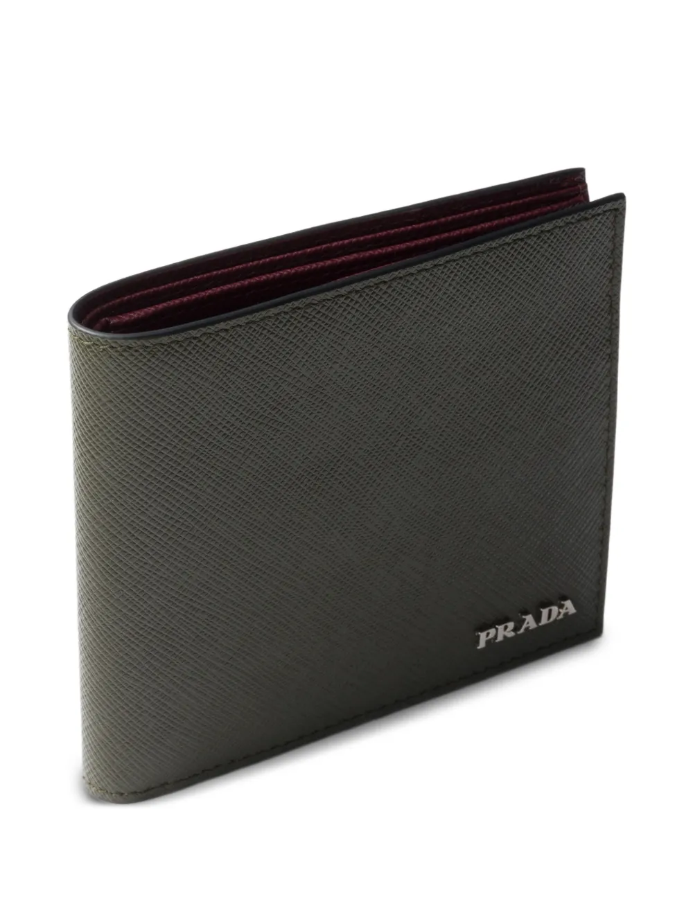  Prada Saffiano Leather Wallet - Green 