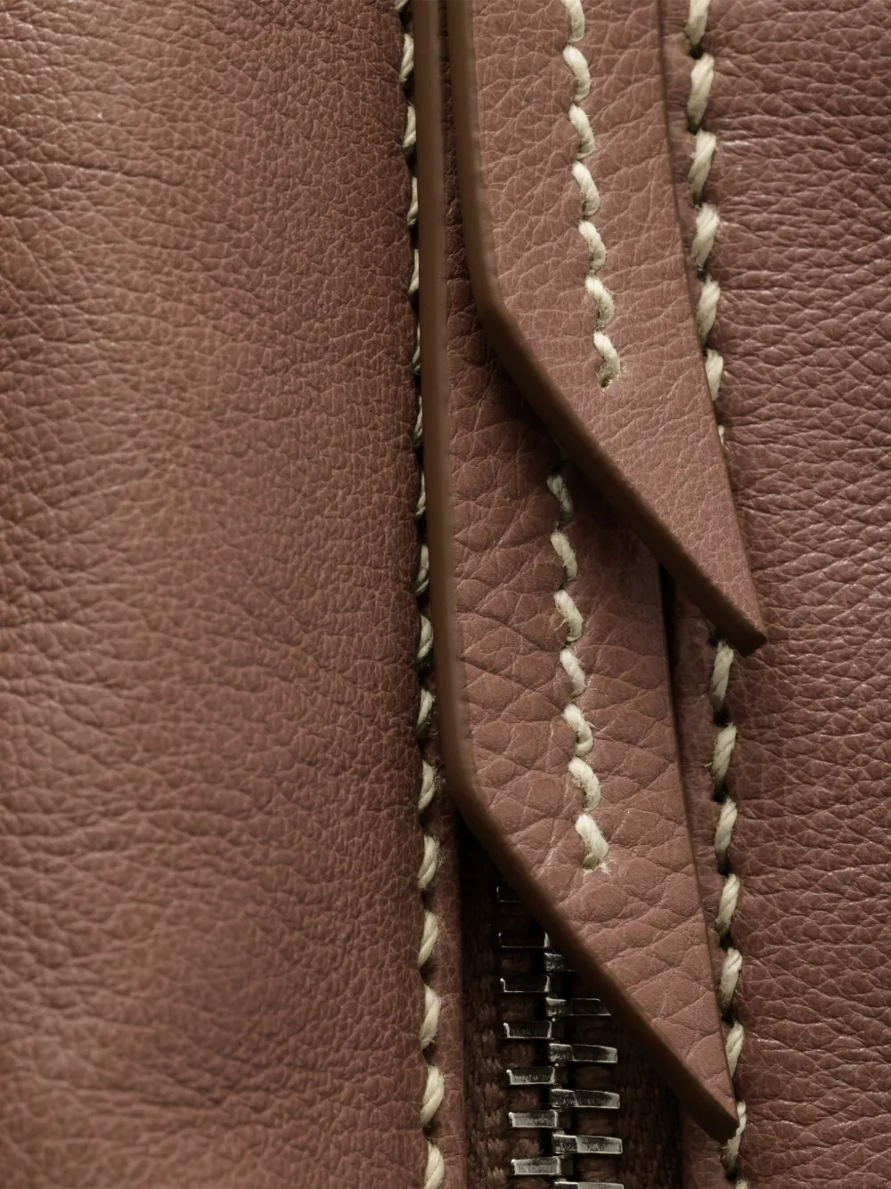Prada Bonnie medium antiek leren shopper Bruin