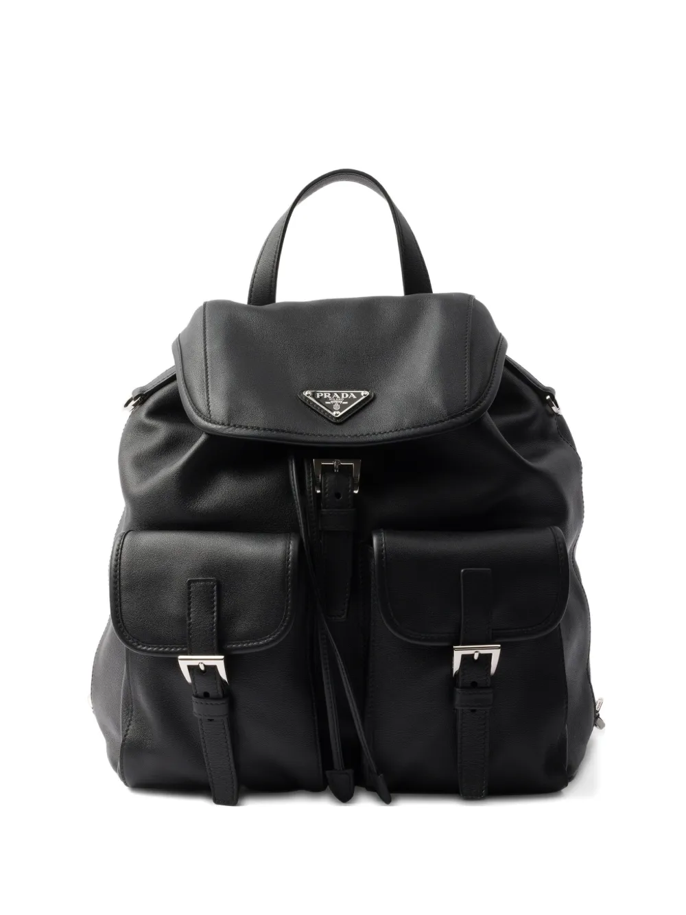 Prada Zaino in pelle medio - Nero