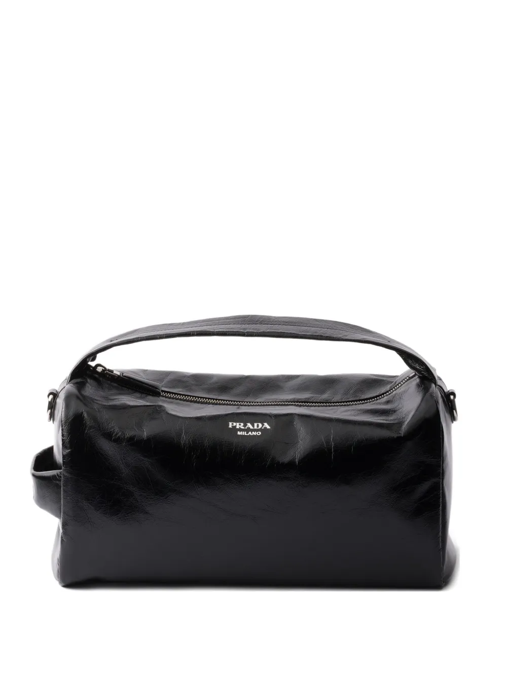 Prada leather messenger bag | Black | Image 1