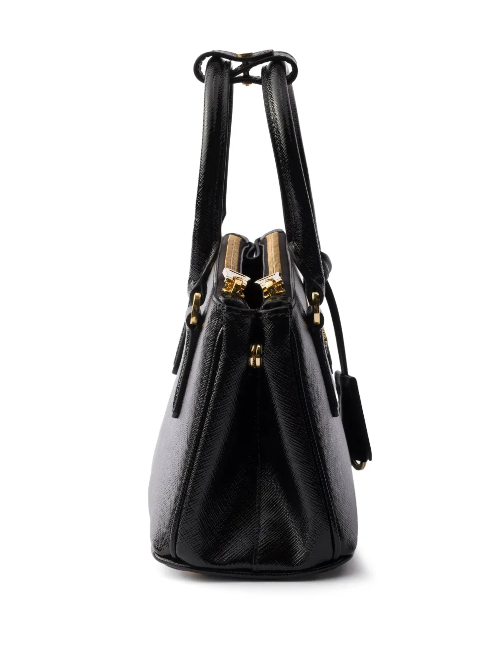 Prada Galleria leren shopper Zwart