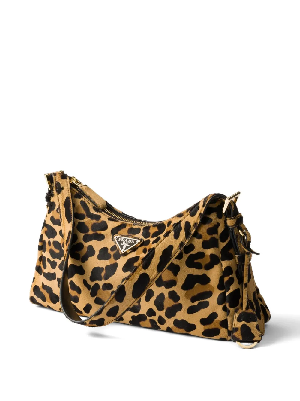 Prada medium Aimèe printed shoulder bag - Beige