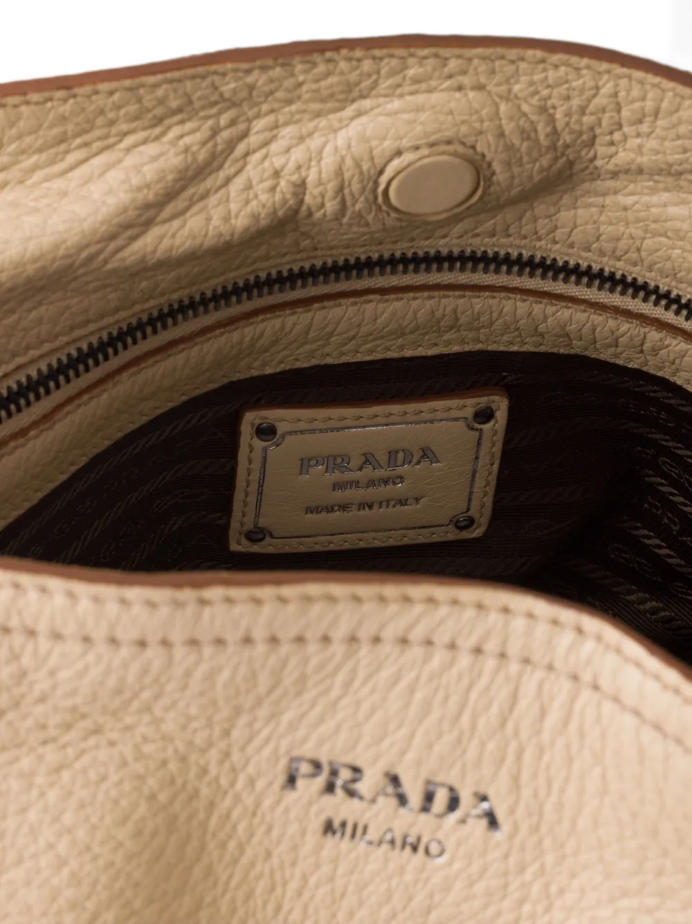 Prada Grosser Shopper In Brown