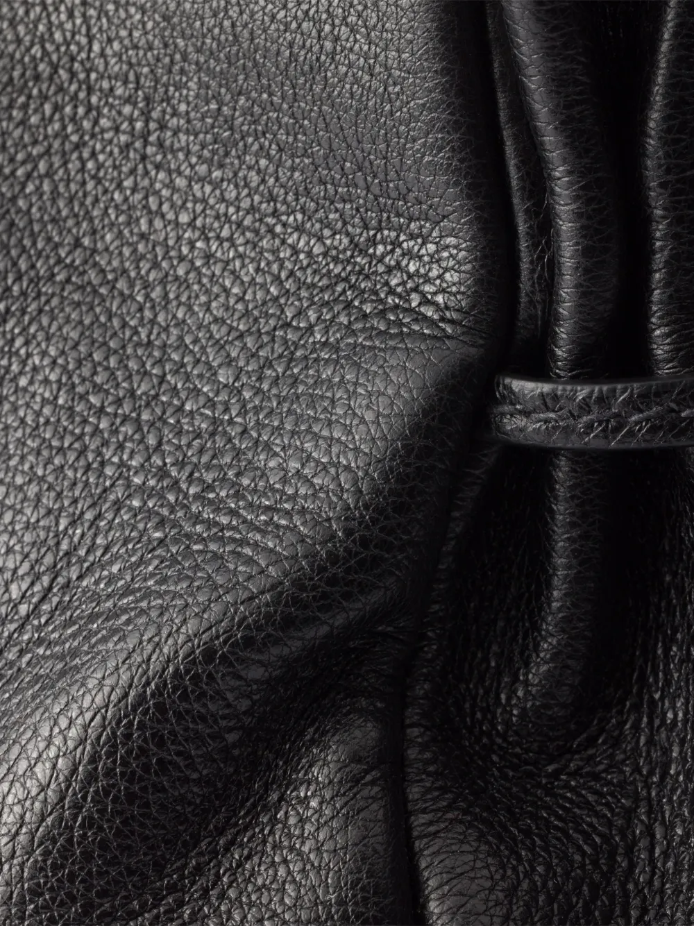 Prada Medium Leather Triangle-logo Tote Bag In Black