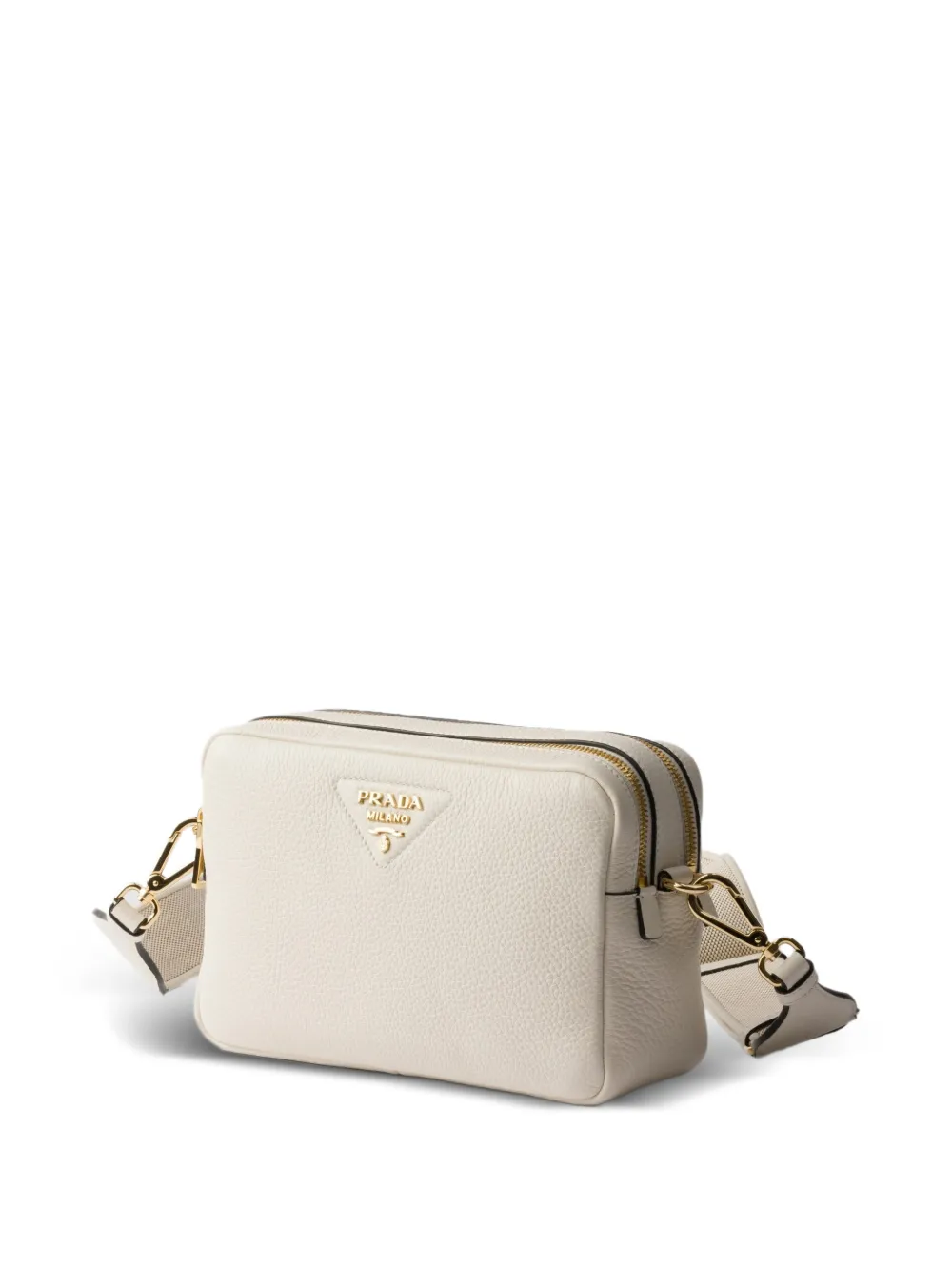 Prada Leren schoudertas Wit
