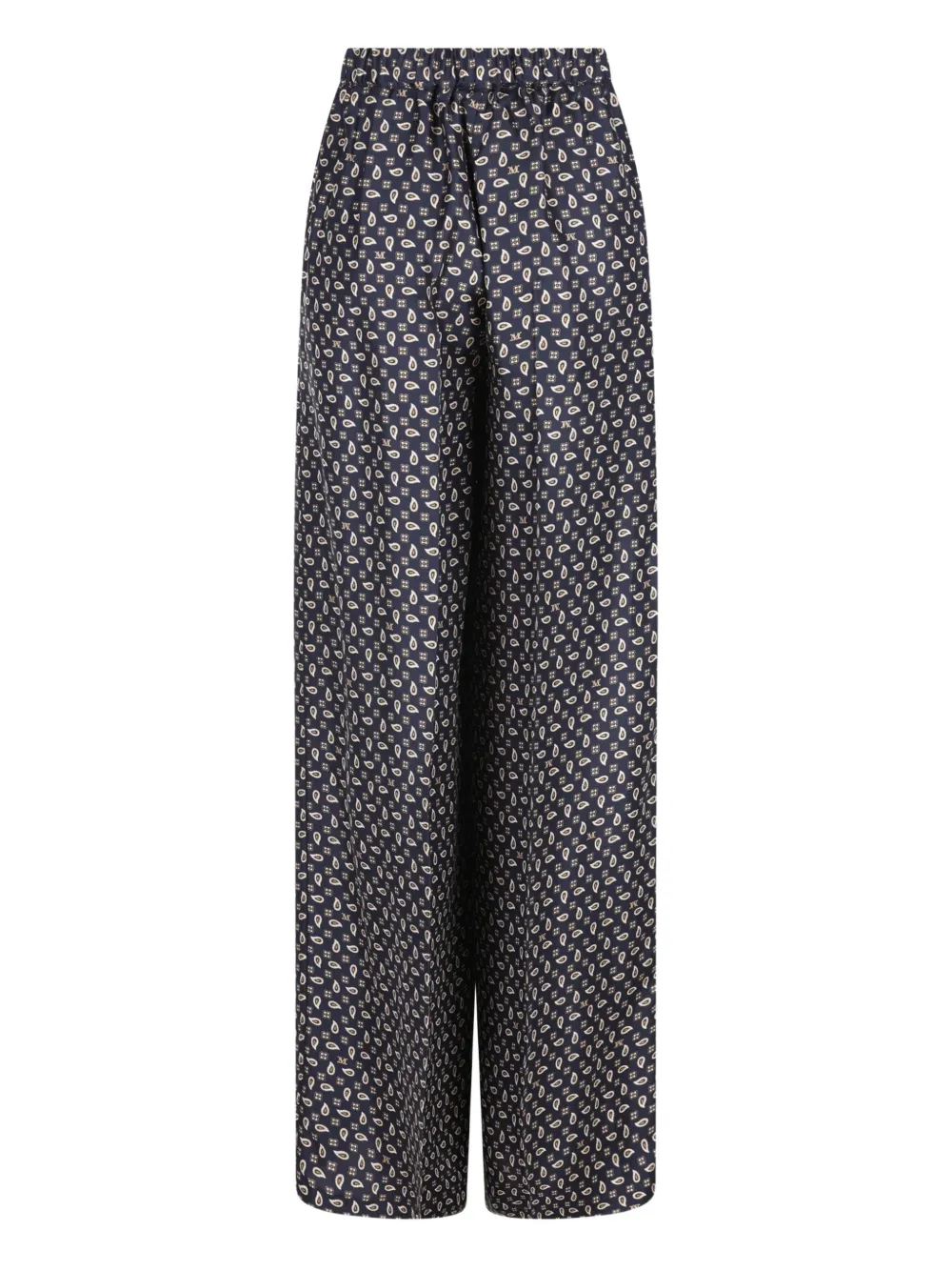 Max Mara Broek met paisley-print - Blauw