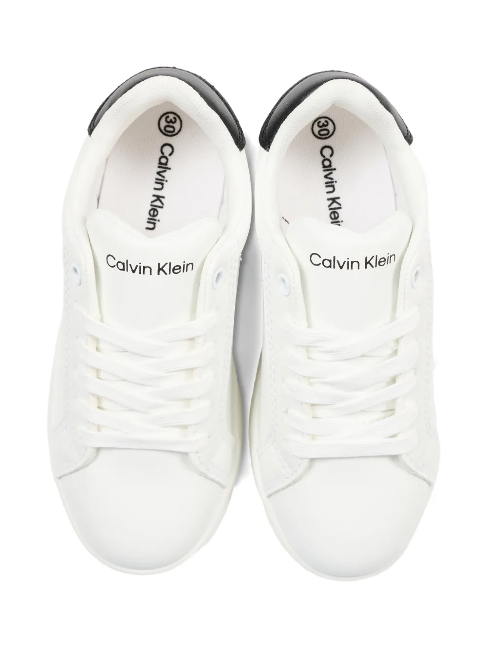 Calvin Klein Kids Sneakers met logodetail Wit