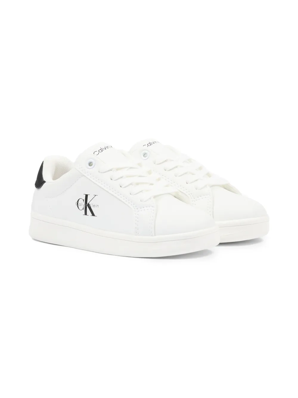 Calvin Klein Kids Sneakers met logodetail Wit