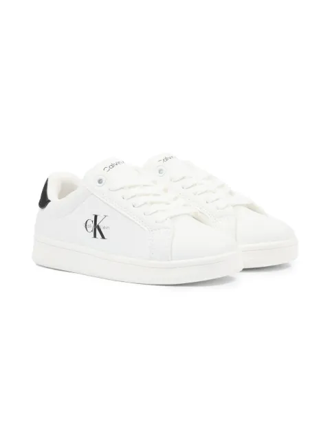 Calvin Klein Kids tenis con detalle del logo