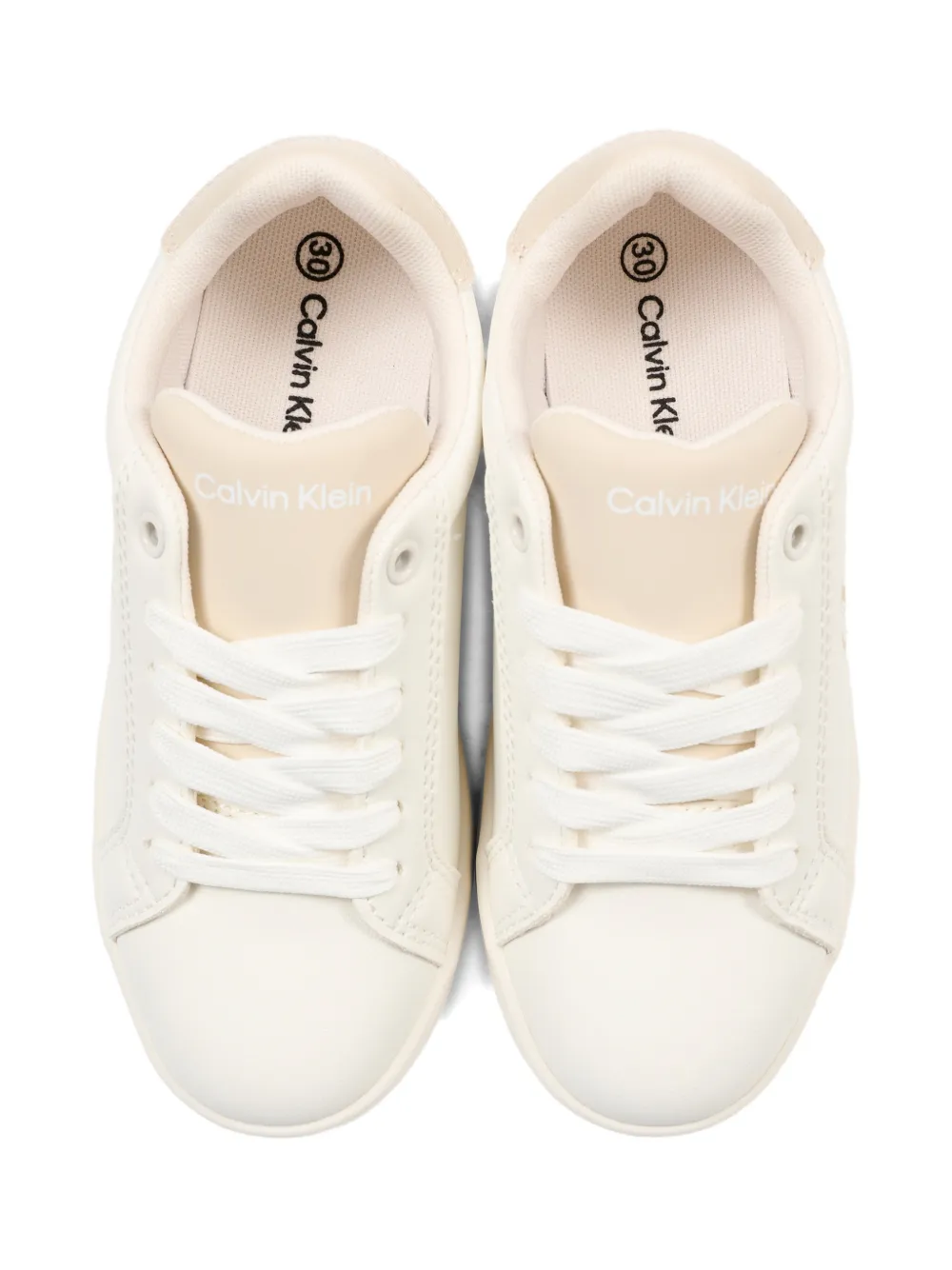 Calvin Klein Kids Sneakers met logodetail Wit