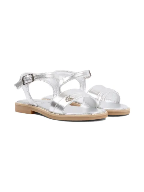 Calvin Klein Kids sandalias con detalle del logo
