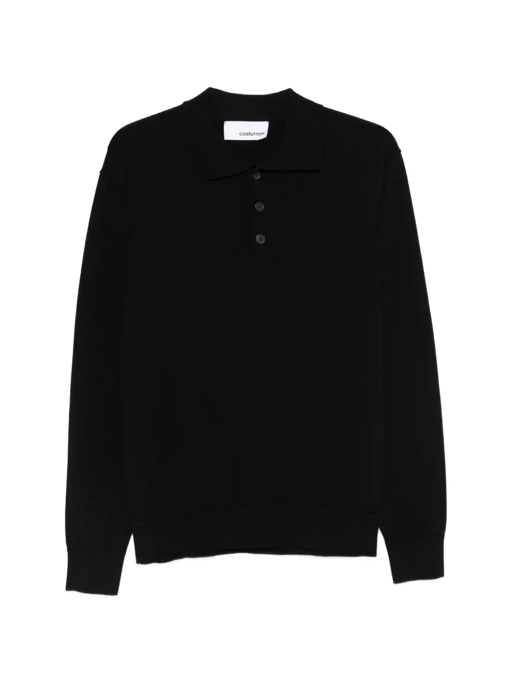 Costumein Pablo buttoned polo shirt - Nero
