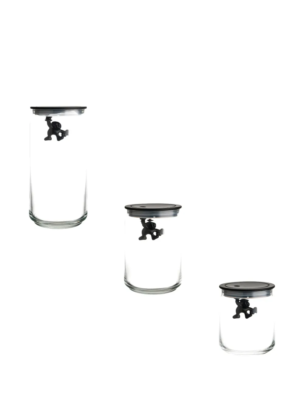 Alessi figure jars (set of three) | blanco | Image 1