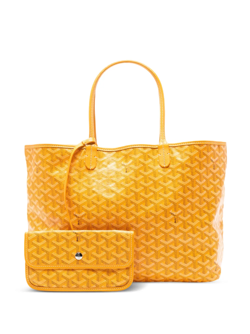 Goyard Pre-Owned 2019 Goyardine Saint Louis PM tote bag - Giallo