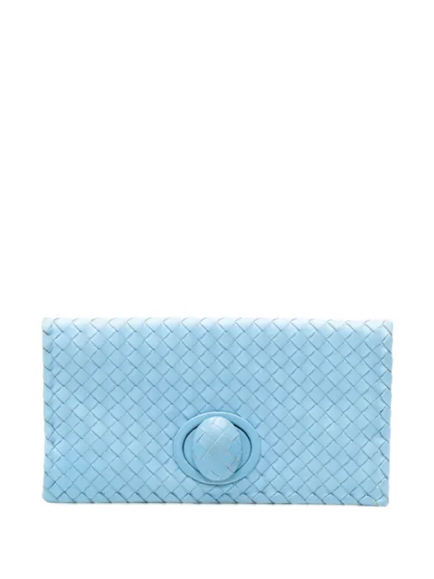 Bottega Veneta Pre-Owned bolsa de mano Turn Lock de piel de napa en Intrecciato 2012-2025