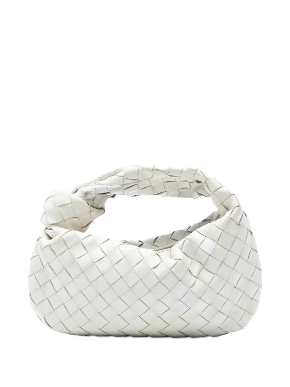 Bottega Veneta Pre-Owned 2012-2025 Mini Nappa Intrecciato Jodie hobo bag - Bianco