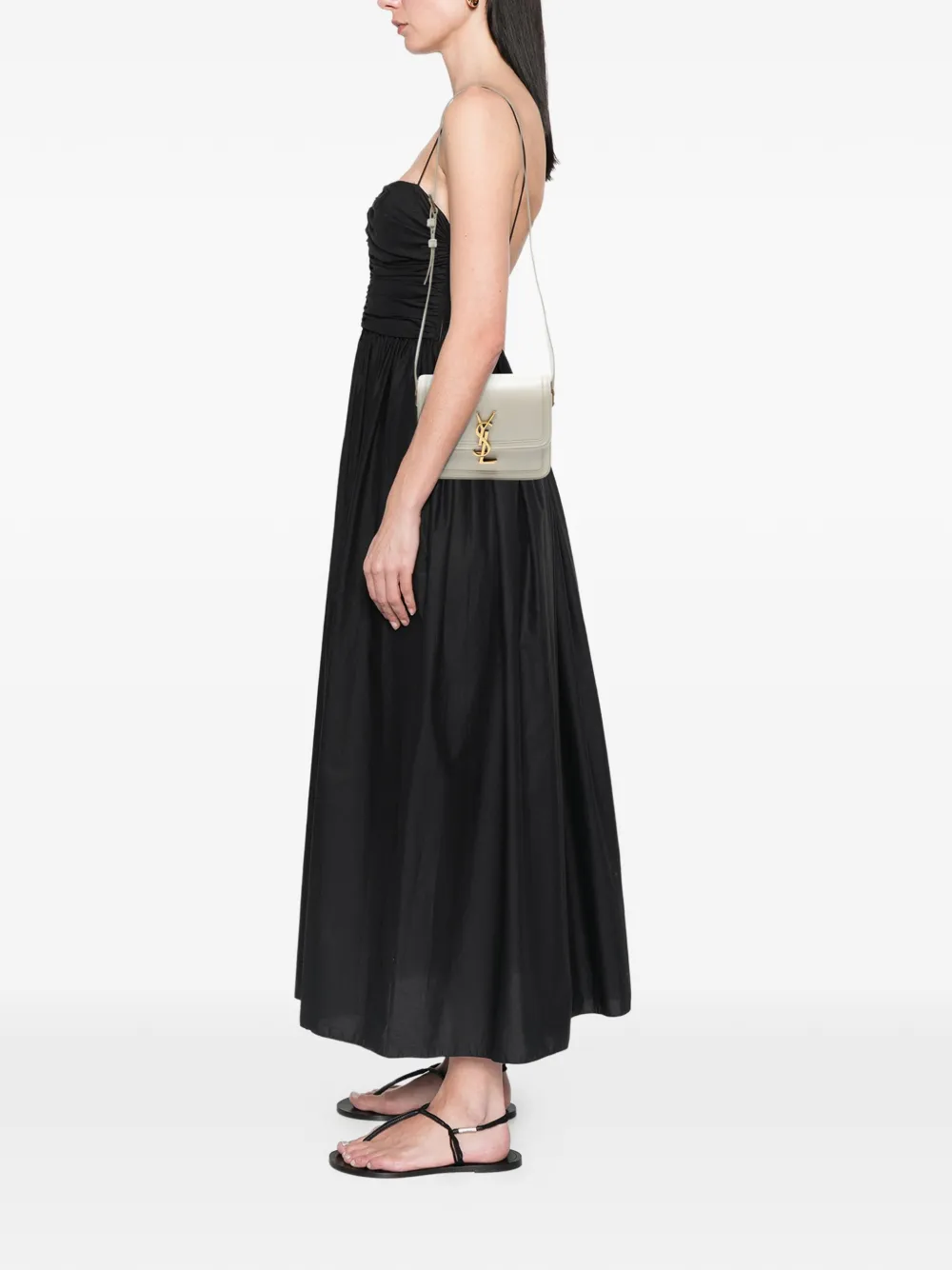 Saint Laurent Pre-Owned 2021 Small Calfskin Solferino Satchel In Box crossbody bag | Pre-Owned | Image 2