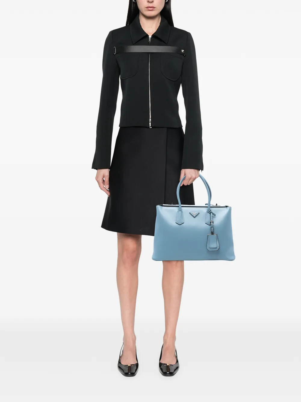 Prada Pre-Owned 2000-2025 Saffiano Cuir Turnlock Twin satchel | Estilos de archivo | Image 2