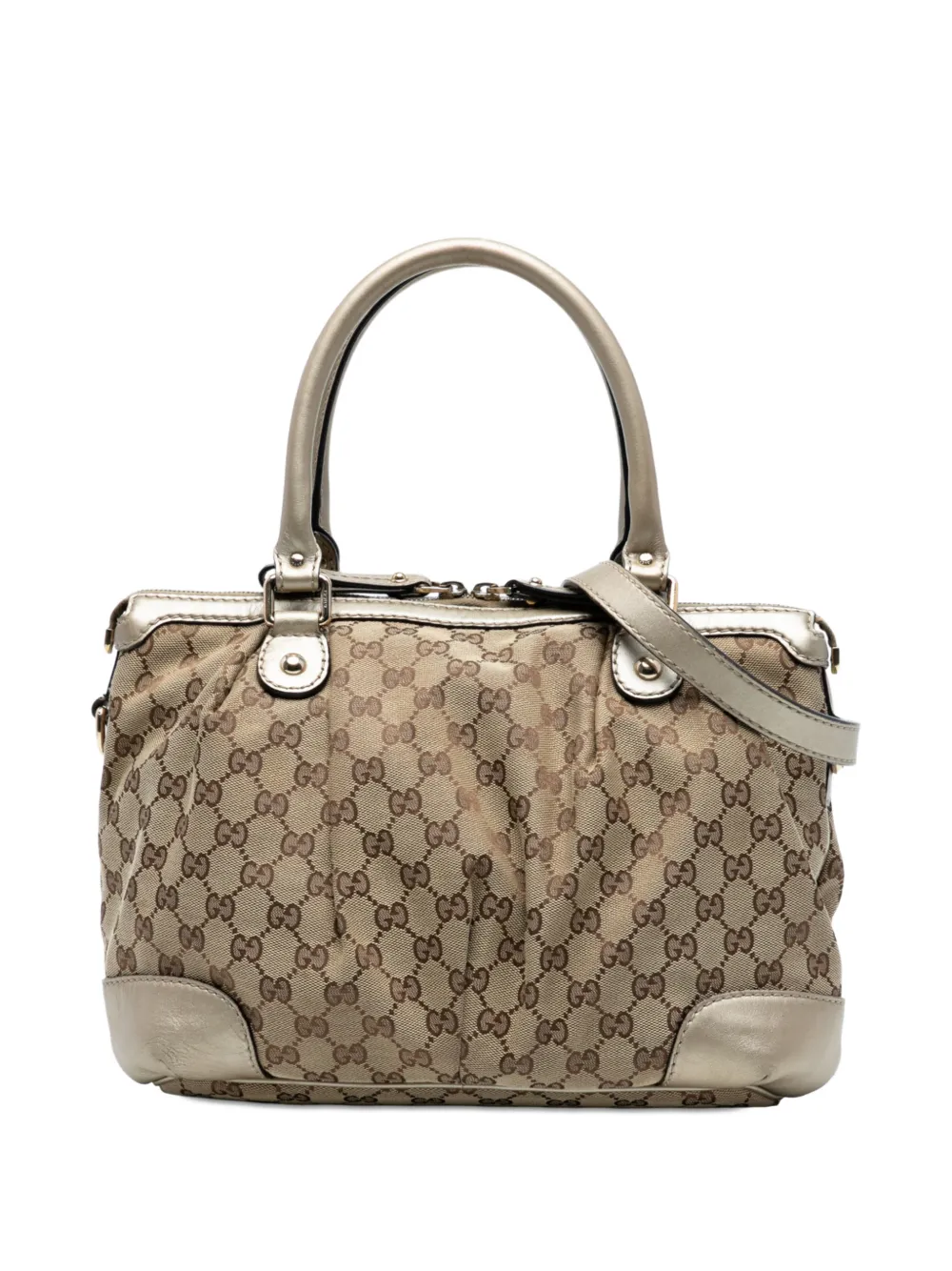 Gucci Pre-Owned 2016-2025 GG Canvas Sukey satchel - Marrone