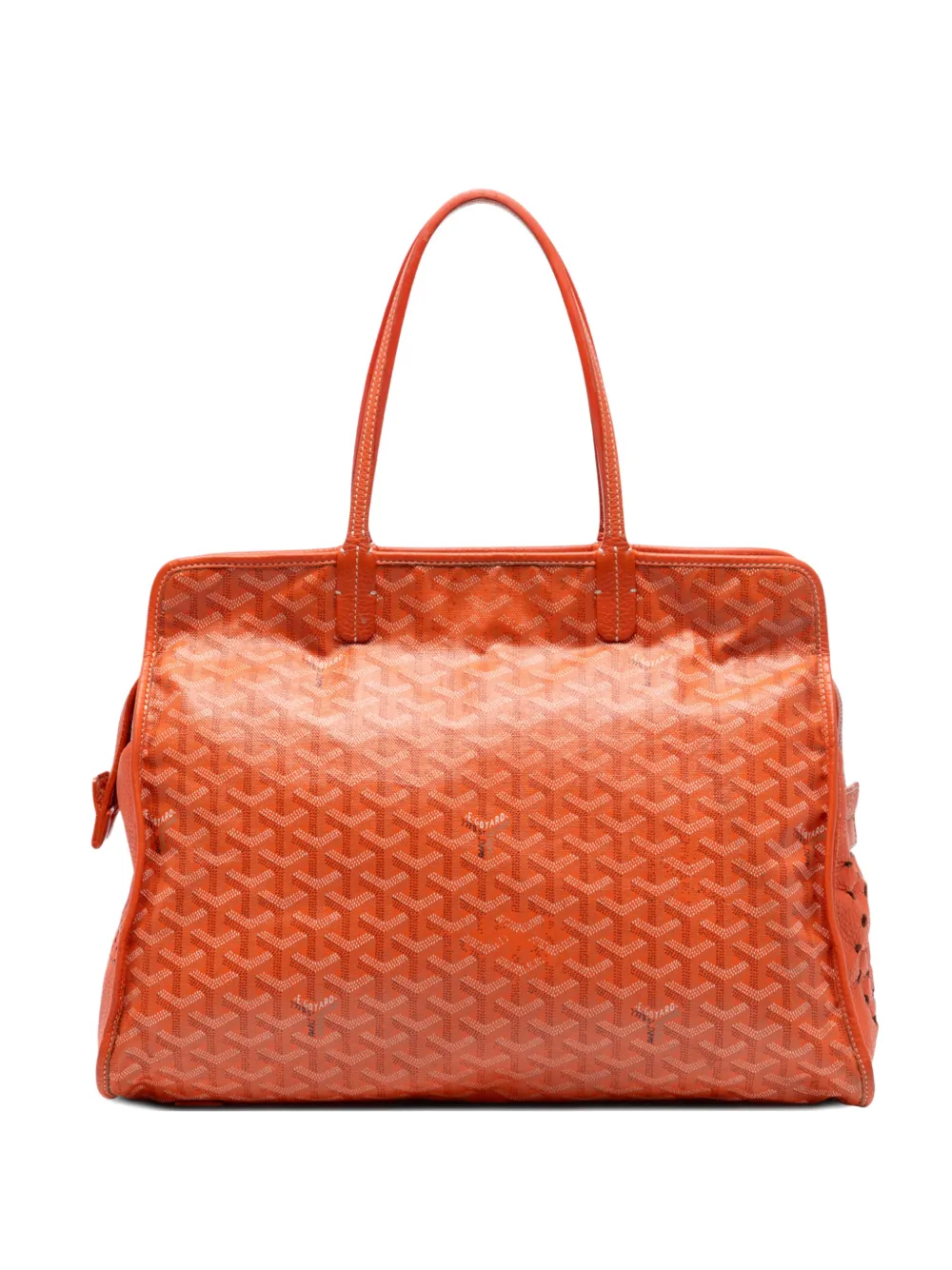 Goyard Pre-Owned 2012 Goyardine Sac Hardy Pet Carrier PM travel bag - Orange
