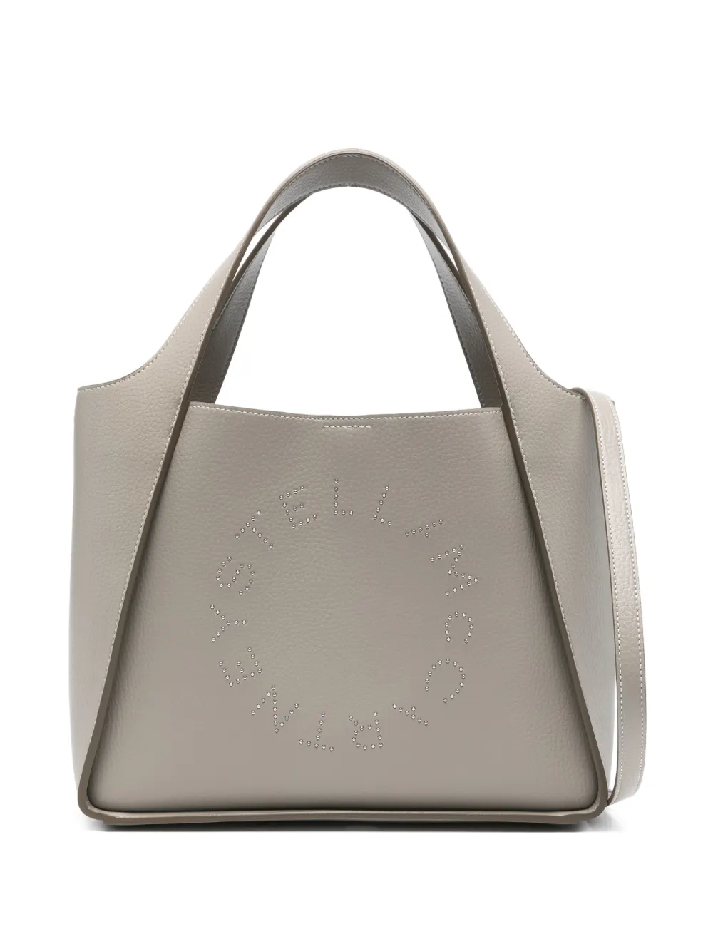 Stella McCartney studded-logo tote bag - Grigio