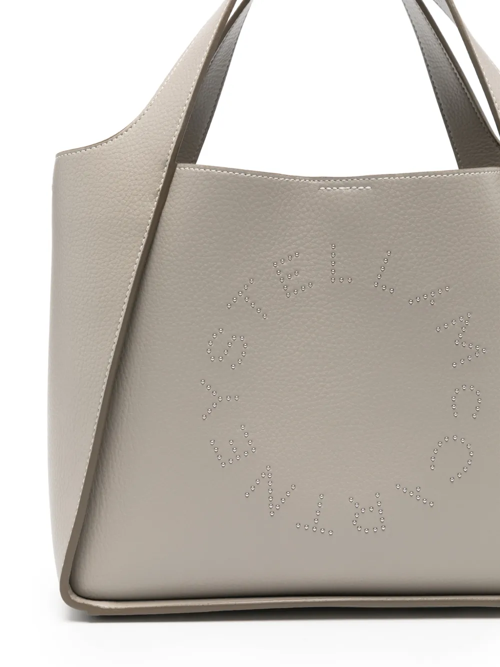 Stella McCartney Crossbodytas met logo en handvat Grijs
