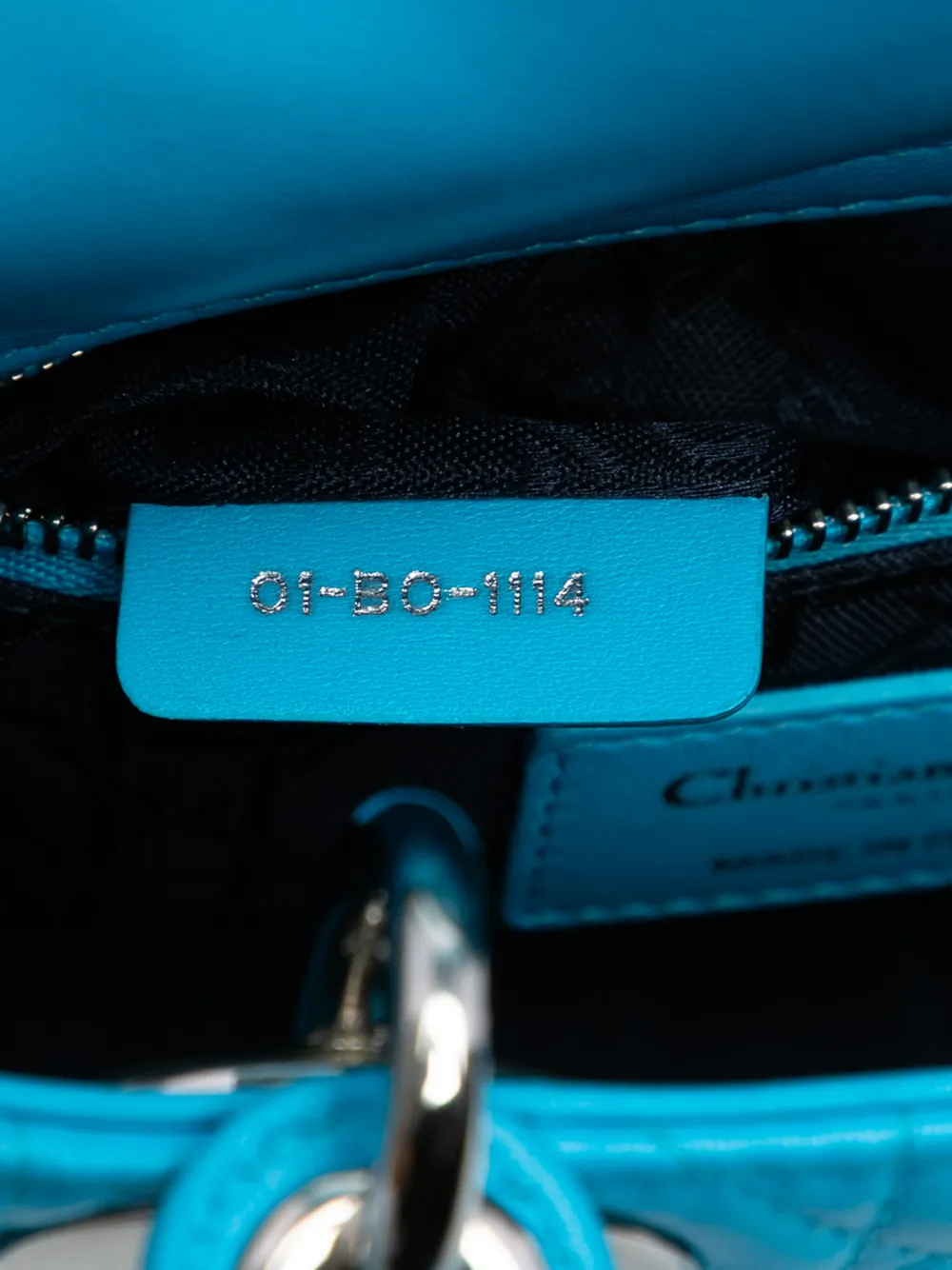 2014 Mini Lambskin Cannage Lady Dior Satchel