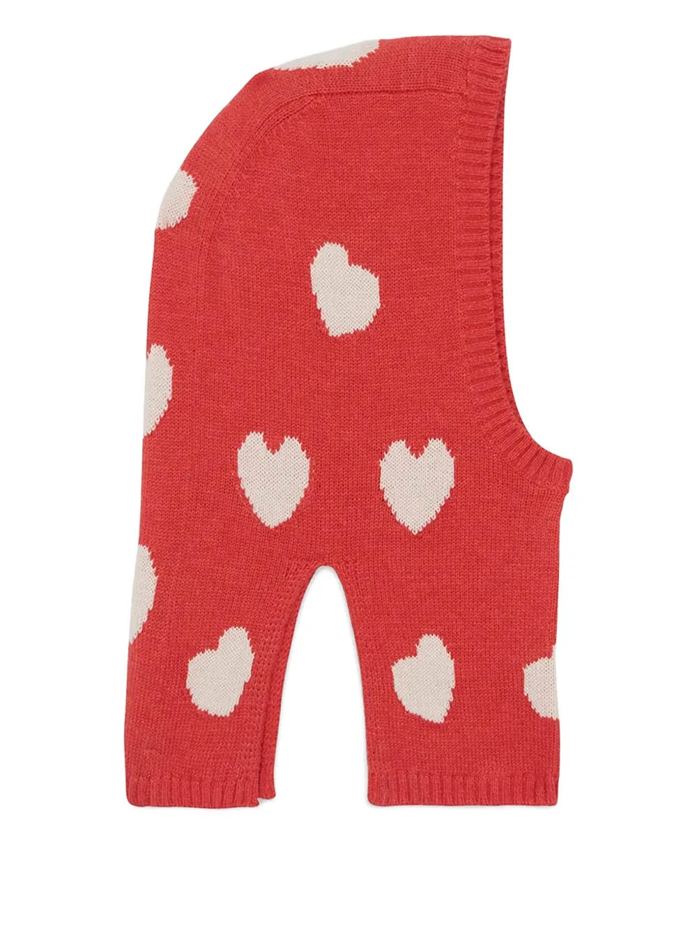 Bonton heart-print hat | Red | Image 1