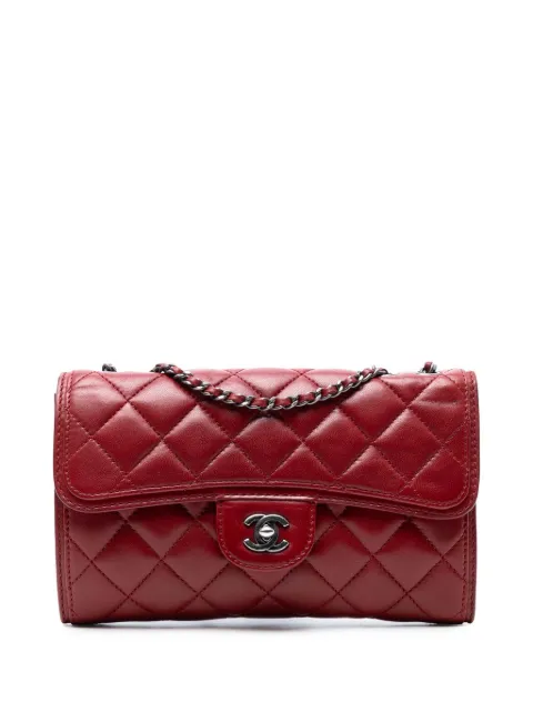 CHANEL Pre-Owned 2013-2014 Small Quilted Lambskin Citizen Zip Flap crossbody bag