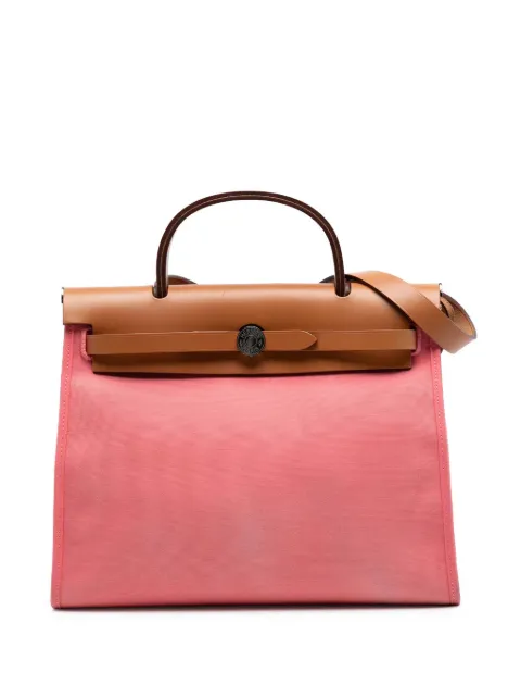 Hermès Pre-Owned 2017 Toile Herbag Zip 31 satchel