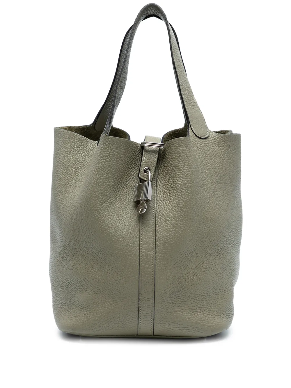 Hermès Pre-Owned 2016 Clemence Picotin Lock 22 handbag | Grey | Image 1